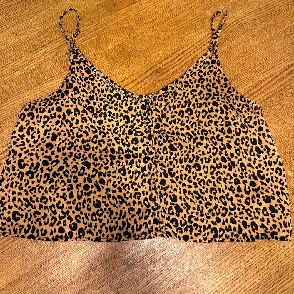 Wild Fable Animal Print Crop Top